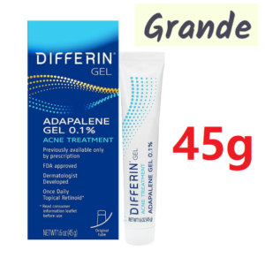 Differin gel adapalene adapaleno 0.1% anti acne crema original Perú 45G XL 90 dias