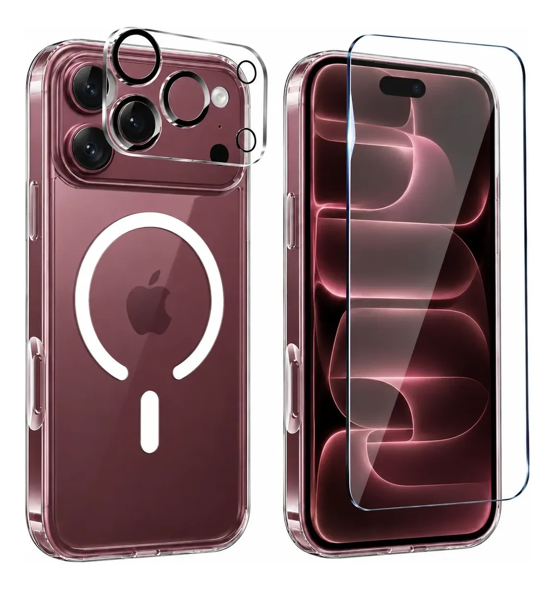 Funda Case Para Iphone 18 Pro + Mica Vidrio Y Camara 2026
