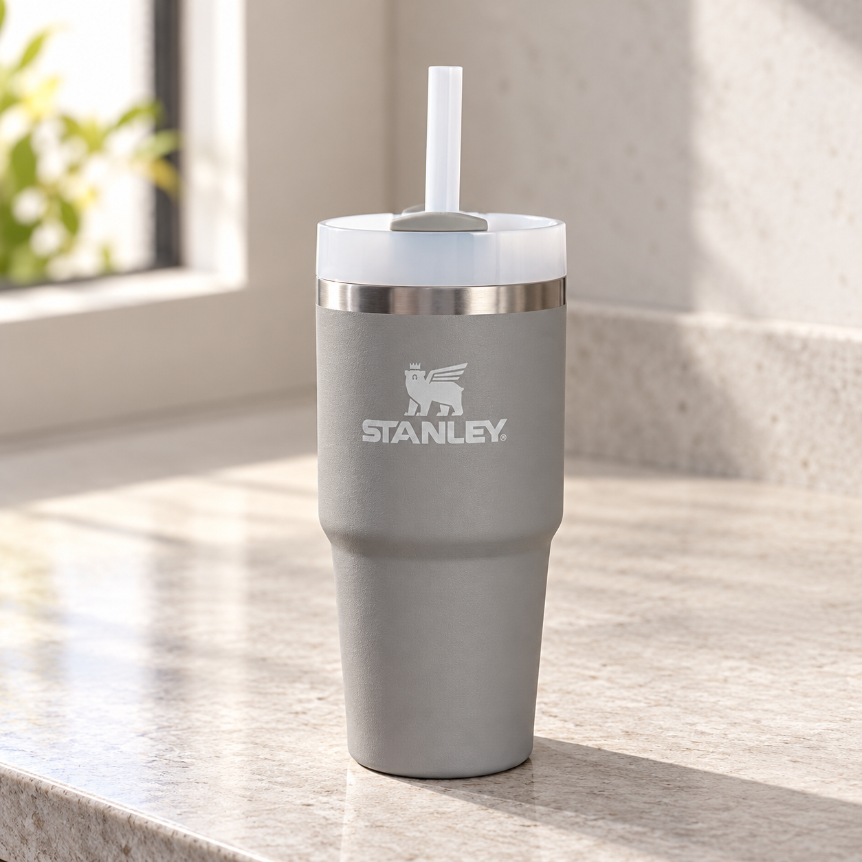 Termo Stanley Quencher H2.0 Flow 14oz Tumbler Stone