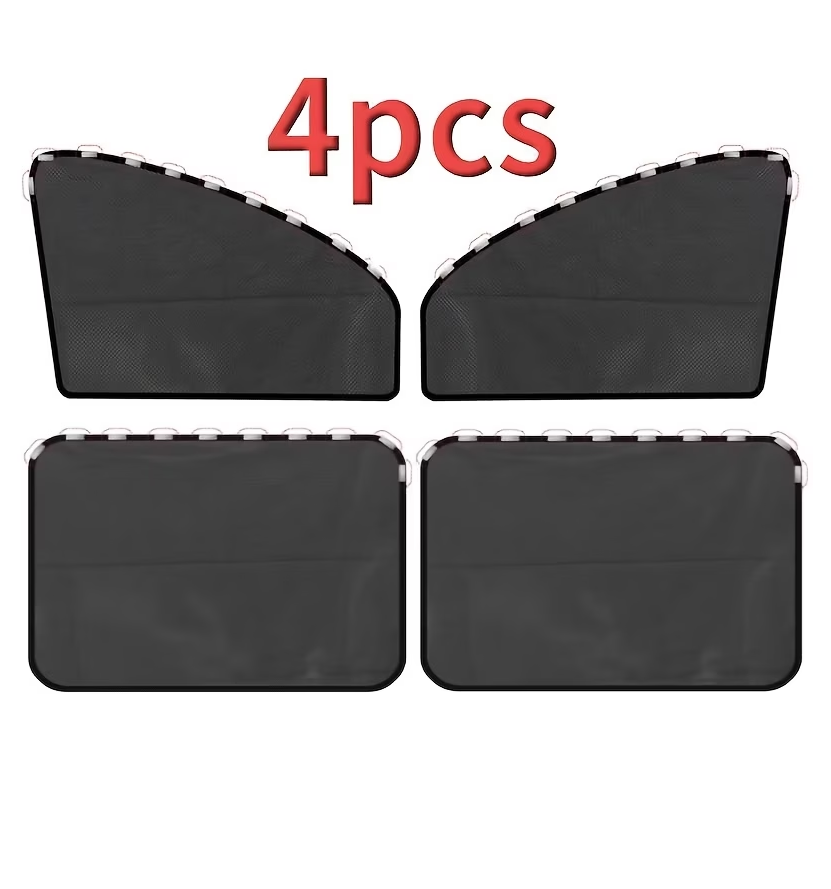 4 Tapasol Magnéticos Para Ventanas De Autos O Camioneta - Imagen 4